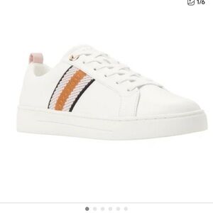 Women's White and Orange Sneakers new